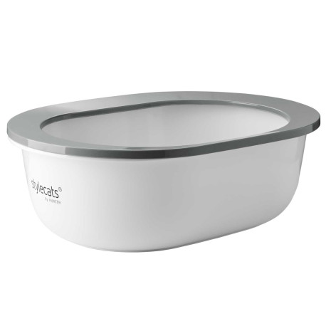 Oligo Macska WC 58 x 40 x 19 cm, fehér/szürke
