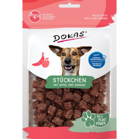 Dokas vegetáriánus darabkákalmával és banánnal  105 g