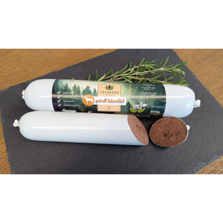 Teomann párolt húsrolád - ló 800g