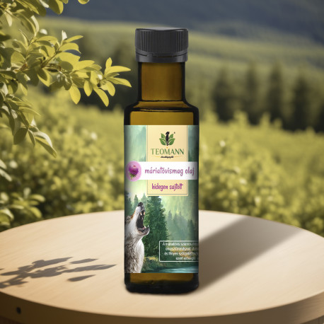Teomann Hidegen sajtolt Máriatövismag olaj 100ml