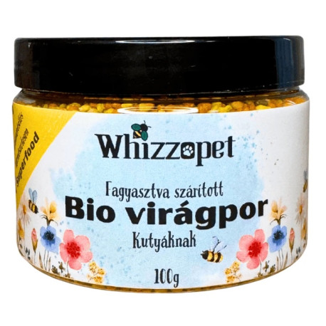 Whizzopet Fagyasztva szárított BIO virágpor kutyának 100g