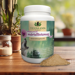 Teomann hidegen préselt Máriatövismag liszt
