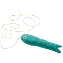 Hunter Nagy Csuka zsinórral  Kék Macskajáték 3 cm