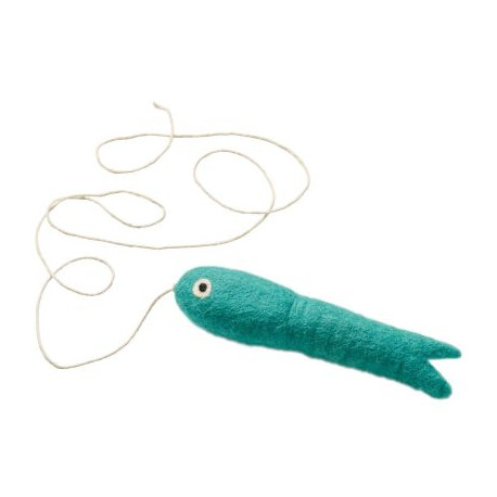 Hunter Nagy Csuka zsinórral  Kék Macskajáték 3 cm