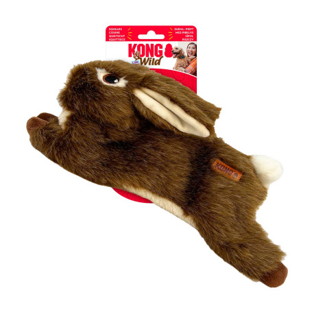 KONG® Wild Low Stuff Nyuszi 30 cm