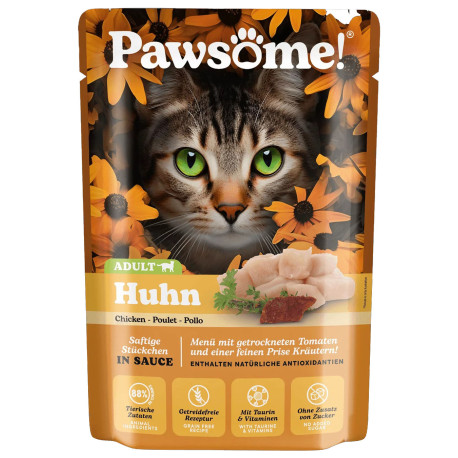 Pawsome!® Csirke felnőtt macskáknak 85g
