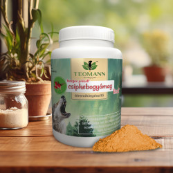 Teomann hidegen préselt Csipkebogyómag liszt