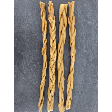 Teomann szárított fonott kecskebőr 30cm
