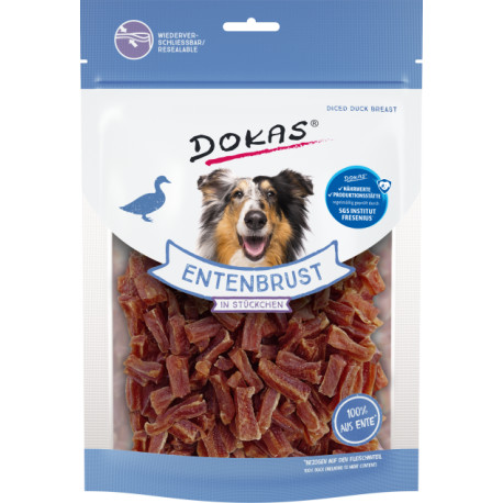 Dokas szárított kacsamell darabkák