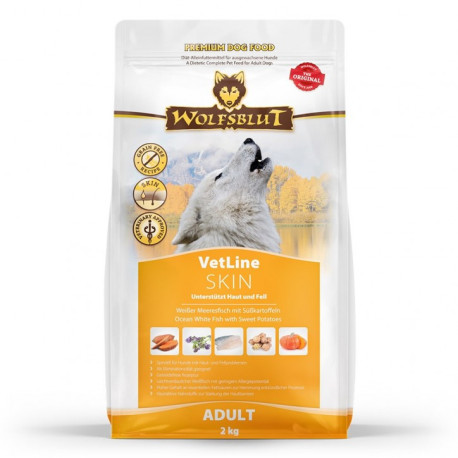 Wolfsblut VetLine Skin & Coat - Fehérhal 12kg