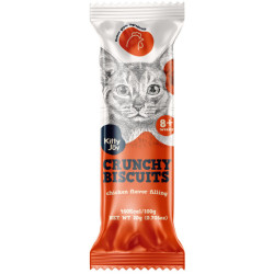 Kitty Joy Crunchy Biscuits - Csirkével töltve 20 g