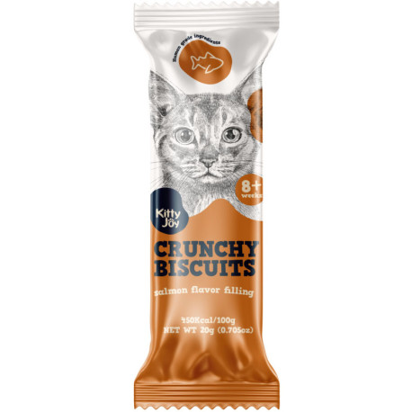 Kitty Joy Crunchy Biscuits - Lazaccal töltve 20 g