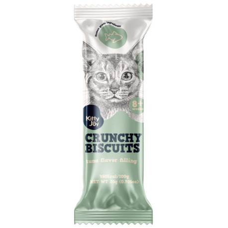 Kitty Joy Crunchy Biscuits - Tonhallal töltve 20 g