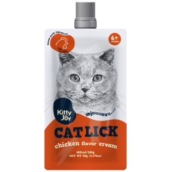 Kitty Joy Cat Lick - visszazárható Csirkés Krém 90 g