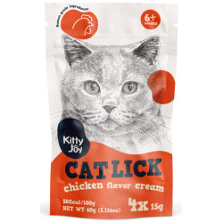 Kitty Joy Cat Lick - Csirke krém 4 * 15 g