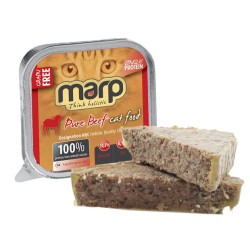 Marp CAT Holistic Pure Beef - PUR Marha alutálkás nedves macskaeledel 100g