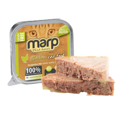 Marp CAT Holistic Pure Chicken - PUR Csirke alutálkás macskaeledel 100g