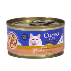 Clever Cat Shredded Chicken 70 g – tépett csirkehús ízletes szószban