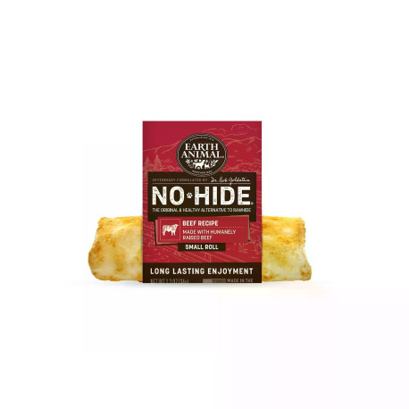 Eart Animal No-Hide Beef Rolls - marhás  rágóbőr tekercs M