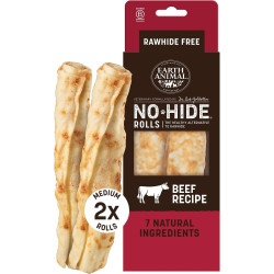 Eart Animal No-Hide Beef Rolls - marhahúsos rágótekercs 2db, S méret