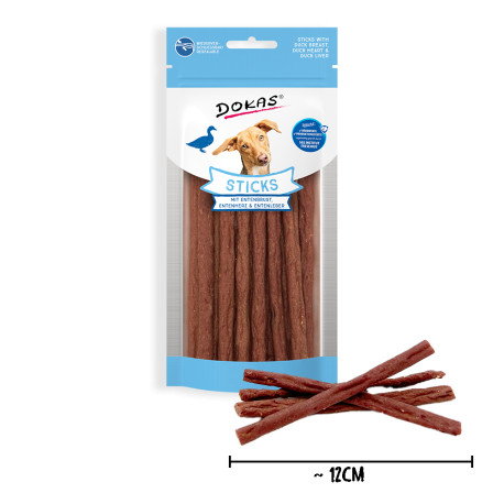 Dokas puha stick kacsamellel, szívvel és májjal 60g