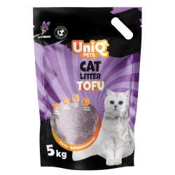 UNIQ PETS Biológiailag lebomló levendulás tofu macskaalom 5kg