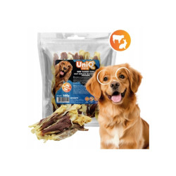 UNIQ PETS MEATY marhahússal töltött nyúlfül jutalomfalat kutyáknak, 500 g