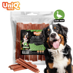 UNIQ PETS CHEWY kacsahúsos-körtés rágórudak kutyáknak, 500 g