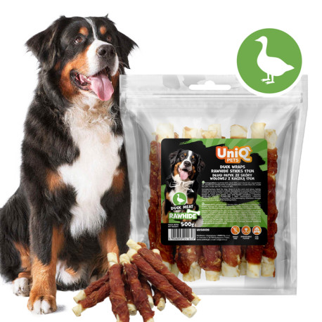 UNIQ PETS kacsahúsos rágórudak 500 g