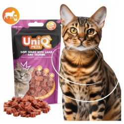 UNIQ PETS Puha bárányhúsos csillagok taurinnal macskáknak 50 g