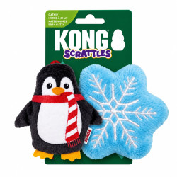 KONG® Holiday Wubba® RS Assorted L – Karácsonyi Wubba kutyajáték, vegyes minták, L