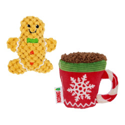 KONG® Holiday Kickeroo® Character Assorted – Karácsonyi Kickeroo macskajáték, vegyes figurák