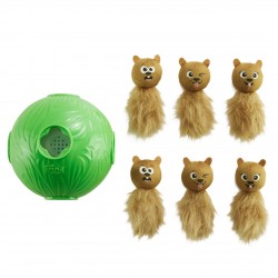 Dog Snuffle N' Treat Ball, zöld